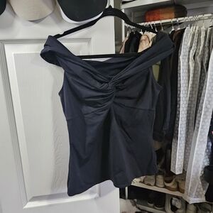 ARITZIA ORIGINAL CONTOUR TWIST  OFF-SHOULDER TOP